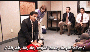 CPR Stayin' Alive The Office